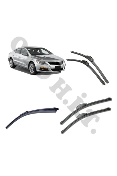 OTO H.İ.T. VOLKSWAGEN CC SİLECEK TAKIMI 2008-2011 ÖN CAM SİLECEĞİ ürün görseli