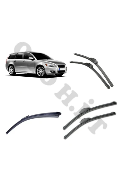 OTO H.İ.T. VOLVO V50 SİLECEK TAKIMI 2006-2012 ÖN CAM SİLECEĞİ ürün görseli