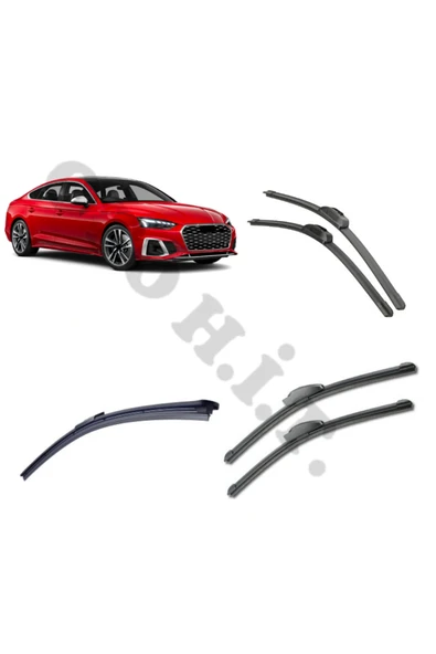 OTO H.İ.T. AUDİ A5 SİLECEK TAKIMI 2018-2024 ÖN CAM SİLECEĞİ ürün görseli