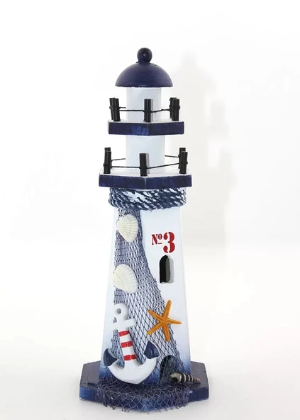 Ahşap Marin Deniz Feneri  Alk2443 ürün görseli 1