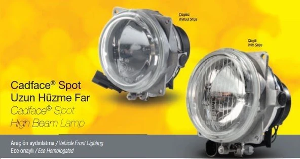 Mitsubıshı Ticarı Spot Farı Cadface 403 J9 İveco Temsa Otokar Bone+kablolu Cizgili Camlı - Farba 13098e ürün görseli 1