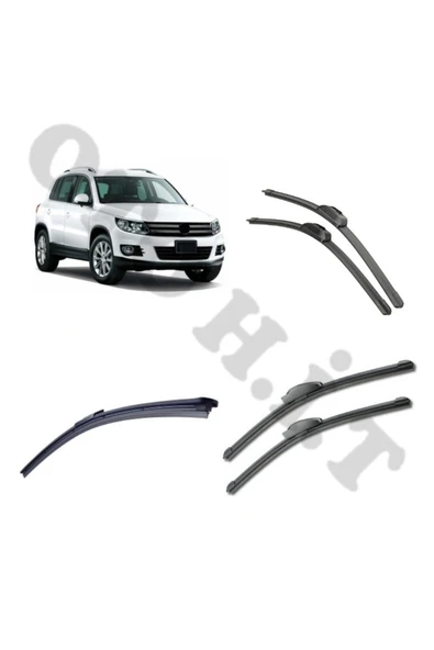 OTO H.İ.T. VOLKSWAGEN TİGUAN SİLECEK TAKIMI 2007-2015 ÖN CAM SİLECEĞİ ürün görseli