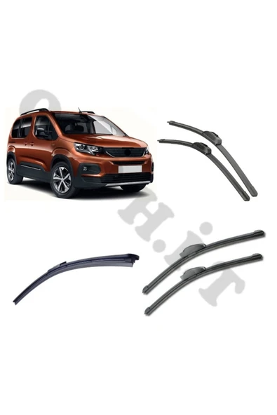 OTO H.İ.T. PEUGEOT RİFTER SİLECEK TAKIMI 2019-2024 ÖN CAM SİLECEĞİ ürün görseli
