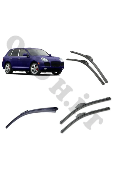 OTO H.İ.T. PORSCHE CAYENNE SİLECEK TAKIMI 2003-2006 ÖN CAM SİLECEĞİ ürün görseli