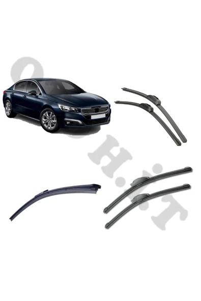 OTO H.İ.T. PEUGEOT 508 SİLECEK TAKIMI 2011-2017 ÖN CAM SİLECEĞİ ürün görseli