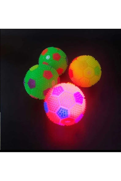 Dalian Home Kedi -köpek Düdüklü Işıklı Oyun Topu Renkli Işıklı Top Köpek Oyun Topu - 3