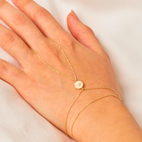 Gümüş Şahmeran - 925 Ayar Gümüş 0.10 Karat Güneş Işıltı Model Şahmeran - 2