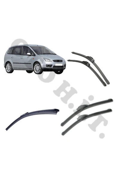 OTO H.İ.T. FORD C MAX SİLECEK TAKIMI 2003-2010 ÖN CAM SİLECEĞİ ürün görseli