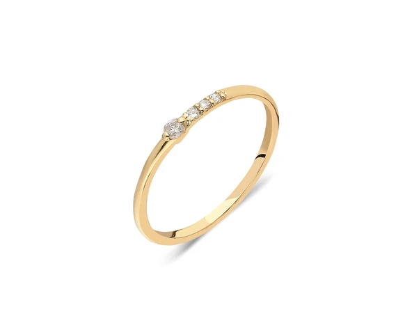 925 Ayar Gümüş-Akordion Desenli Burma Telli Sıra Taşlı Alyans Eklem Yüzüğü-Sarı Gümüş Hediye Yüzük - 9