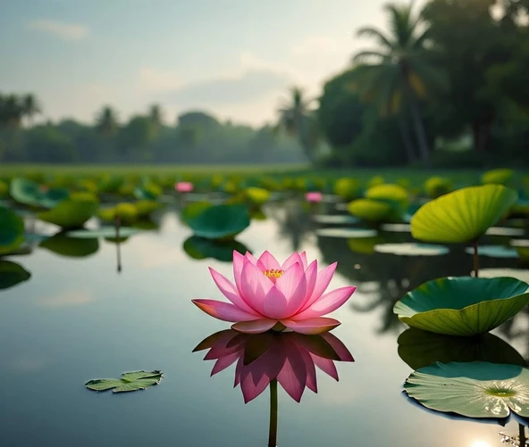 5 Adet Karışık Renklerde Lotus Tohumu