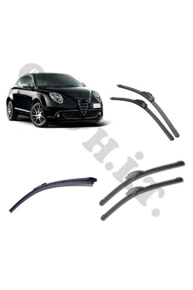 OTO H.İ.T. ALFA ROMEO MİTO SİLECEK TAKIMI 2008-2015 ÖN CAM SİLECEĞİ ürün görseli