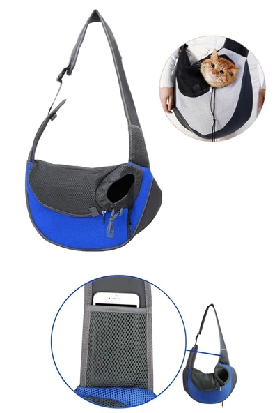 enes ticaret Small 45x27 Kırılmaz Hanger Tek Omuz Askılı Küçük Irk Kedi Taşıma Seyehan Gezi Çantası