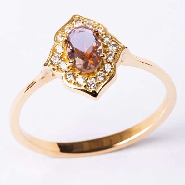 Gümüş Yüzük - Vintage Zultanit Taşlı Gümüş Evlilik Teklifi Hediye 925 Ayar Gümüş Yüzük - Resim 5