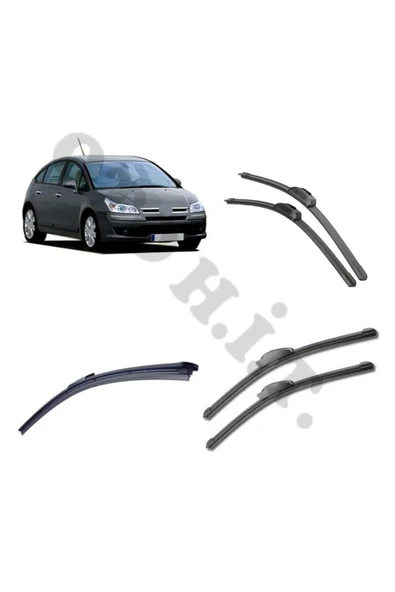 OTO H.İ.T. CİTROEN C4 SİLECEK TAKIMI 2005-2009 ÖN CAM SİLECEĞİ ürün görseli