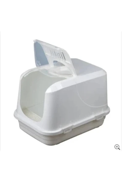 TİSERT Tisert BÜYÜK LÜX KAPALI KEDİ TUVALETİ 65X50X45CM