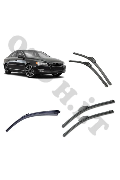 OTO H.İ.T. VOLVO S80 SİLECEK TAKIMI 2006-2017 ÖN CAM SİLECEĞİ ürün görseli