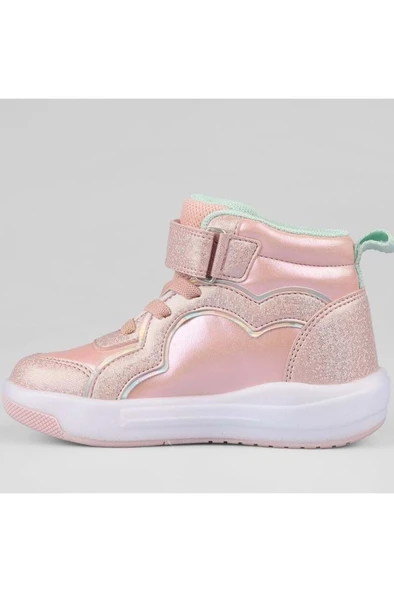 Vicco Klint 946.B25K.419 Anatomik Taban Işıklı Kız Çocuk Bot Pudra 24-28 - Resim 2