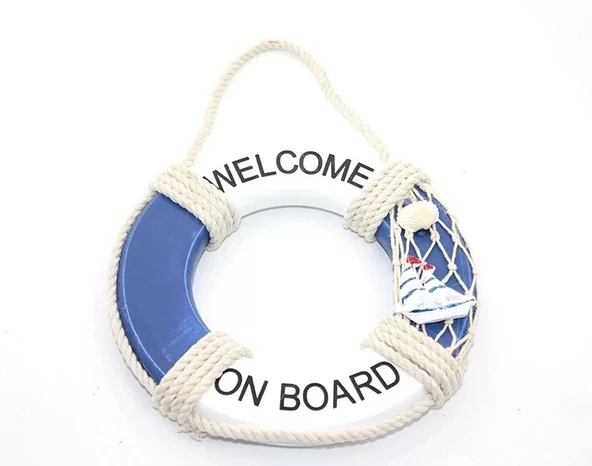 Ahşap Marin Duvara Asmalı Simit Alk2462 ürün görseli 1