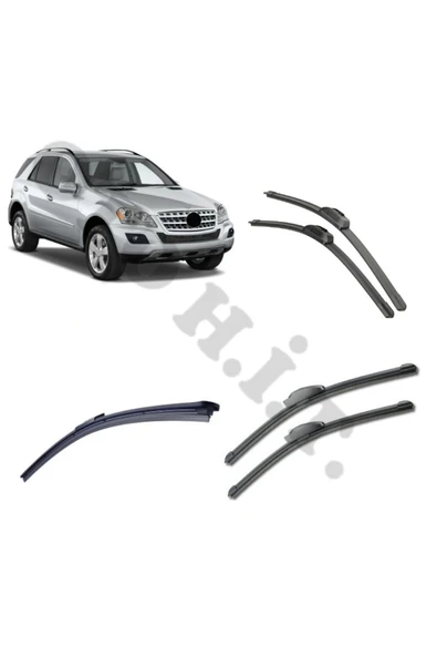 OTO H.İ.T. MERCEDES ML SİLECEK TAKIMI W164 2005-2011 ÖN CAM SİLECEĞİ ürün görseli