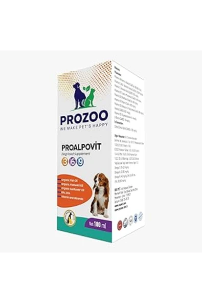 EDALKILIÇ Prozoo Proalpovit Köpek Sı Takviyesi 100 ml
