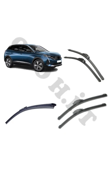 OTO H.İ.T. PEUGEOT 3008 SİLECEK TAKIMI 2017-2024 ÖN CAM SİLECEĞİ ürün görseli