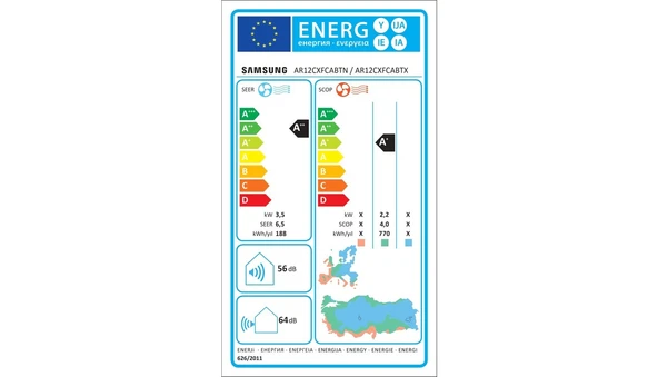 Samsung WindFree Premium Black AR12CXFCABT/SK 12000 BTU Duvar Tipi Split Klima - Resim 3