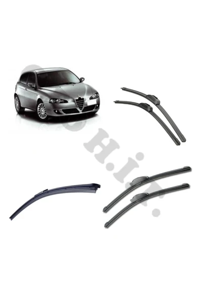 OTO H.İ.T. ALFA ROMEO 147 SİLECEK TAKIMI 2005-2006 ÖN CAM SİLECEĞİ ürün görseli