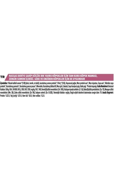 AyrStore Small & Mini Puppy Somonlu Köpek Maması 3 kg - 5