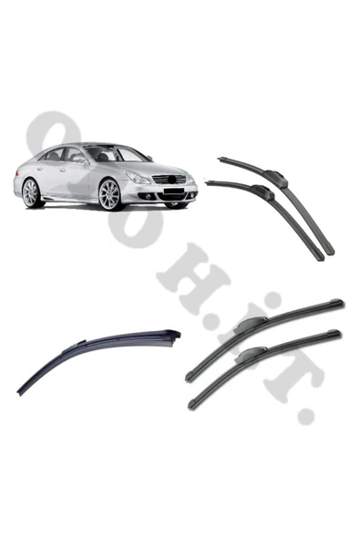 OTO H.İ.T. MERCEDES CLS W219 SİLECEK TAKIMI 2005-2010 ÖN CAM SİLECEĞİ ürün görseli