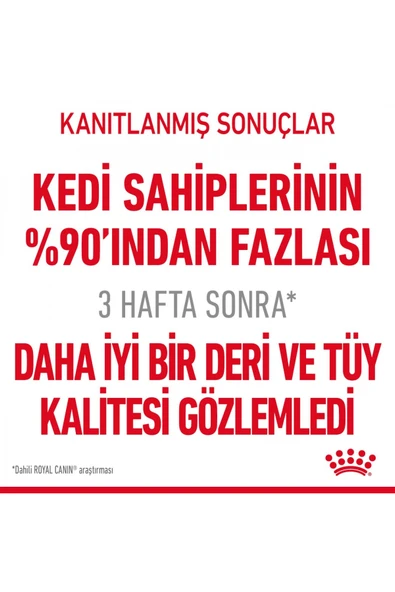 Royal Canin Hair&skin Tüy Ve Deri Sağlığı Için Kuru Kedi Maması 4kg - 4