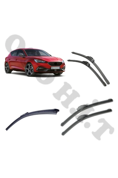 OTO H.İ.T. SEAT LEON SİLECEK TAKIMI 2021-2023 ÖN CAM SİLECEĞİ ürün görseli