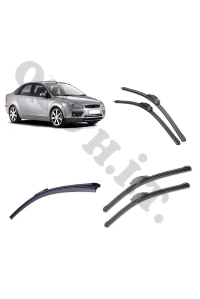 OTO H.İ.T. FORD FOCUS 2 SİLECEK TAKIMI 2004-2008 ÖN CAM SİLECEĞİ ürün görseli