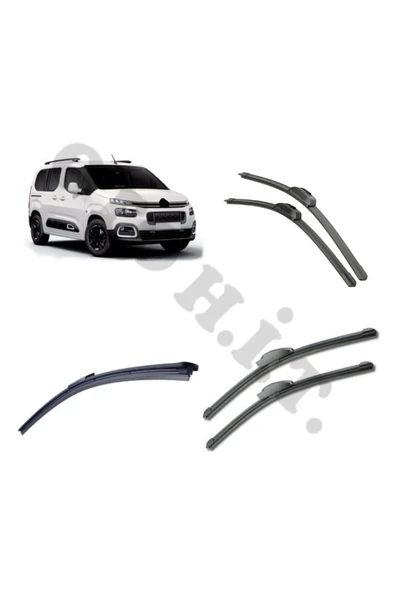 OTO H.İ.T. CİTROEN BERLİNGO SİLECEK TAKIMI 2019-2024 ÖN CAM SİLECEĞİ ürün görseli