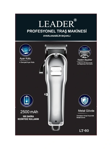 Leader Lt-60 Profesyonel Traş Makinesi - Resim 2