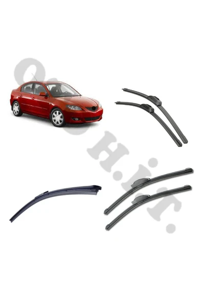 OTO H.İ.T. MAZDA 3 SİLECEK TAKIMI 2004-2008 ÖN CAM SİLECEĞİ ürün görseli