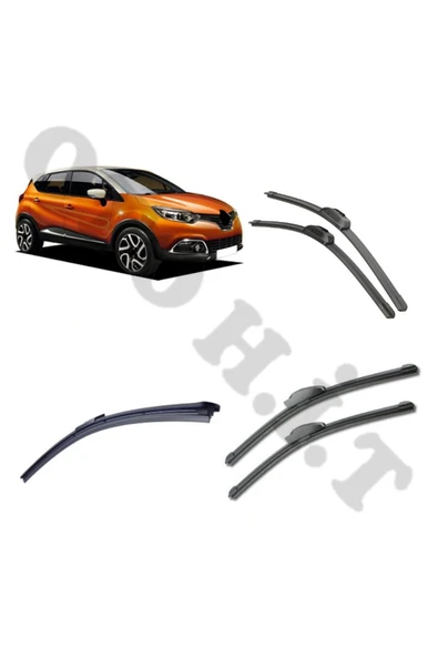 OTO H.İ.T. RENAULT CAPTUR SİLECEK TAKIMI 2013-2015 ÖN CAM SİLECEĞİ ürün görseli