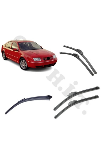 OTO H.İ.T. VOLKSWAGEN BORA SİLECEK TAKIMI 2003-2006 ÖN CAM SİLECEĞİ ürün görseli