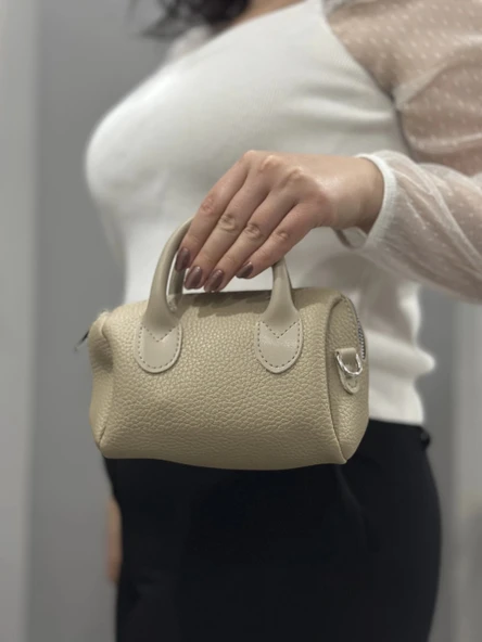 BİÇOMİ Vizon cilt bugo çanta - Resim 4