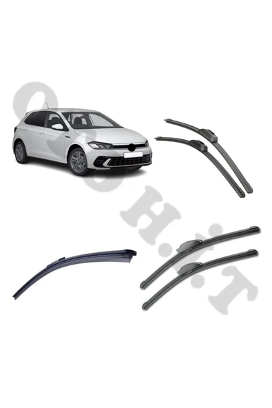 OTO H.İ.T. VOLKSWAGEN POLO SİLECEK TAKIMI 2018-2024 ÖN CAM SİLECEĞİ ürün görseli