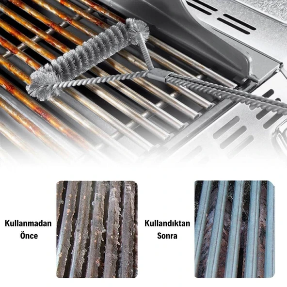 Izgara Tel Temizlik Fırçası - Resim 5