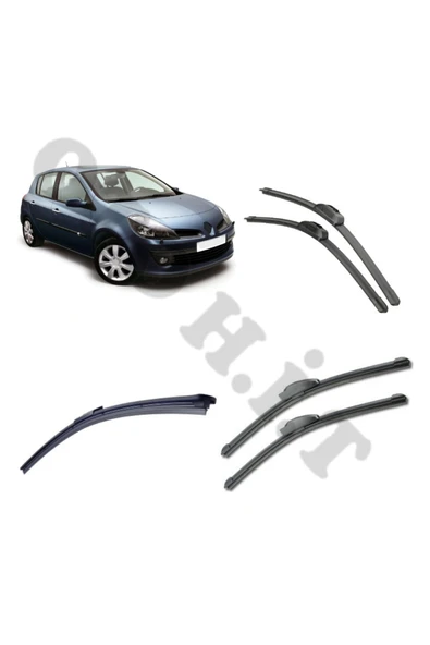 OTO H.İ.T. RENAULT CLİO 3 SİLECEK TAKIMI ÖN CAM SİLECEĞİ ürün görseli