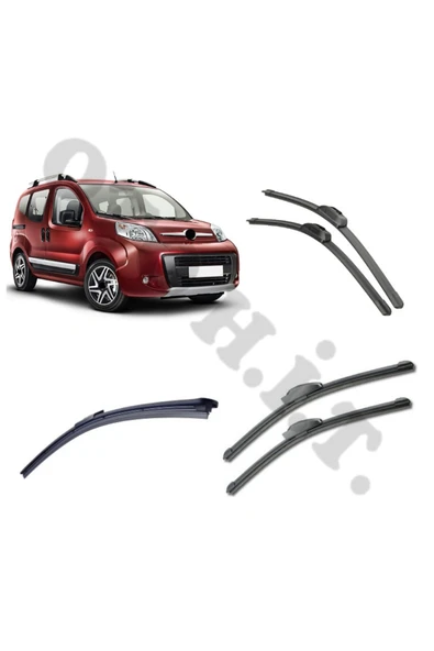 OTO H.İ.T. CİTROEN NEMO SİLECEK TAKIMI 2008-2017 ÖN CAM SİLECEĞİ ürün görseli