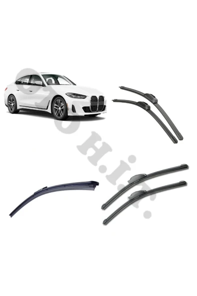 OTO H.İ.T. BMW 4 SERİSİ SİLECEK TAKIMI G22-G23-G26 ÖN CAM SİLECEĞİ ürün görseli