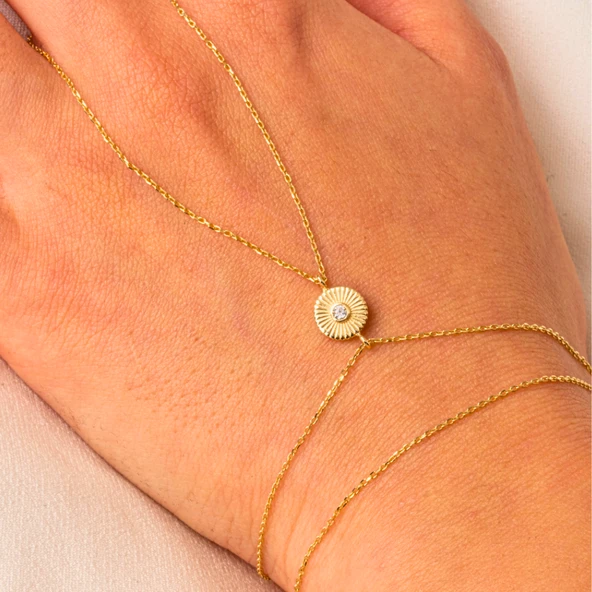 Gümüş Şahmeran - 925 Ayar Gümüş 0.10 Karat Güneş Işıltı Model Şahmeran