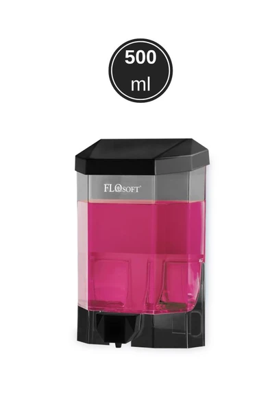 200’lü Z Katlamalı Kağıt Havluluk Dispanseri + Banyo Mutfak Duvara Monte Sıvı Sabunluk Siyah Seri - Resim 3