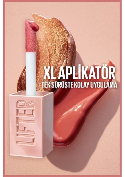 Maybelline New York Lifter Gloss Nemlendirici Dudak Parlatıcısı- 009 Topaz - Resim 2