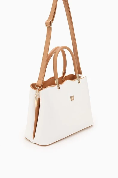 Levidor Beyaz Kadın El ve Omuz Çantası 930065 ürün görseli