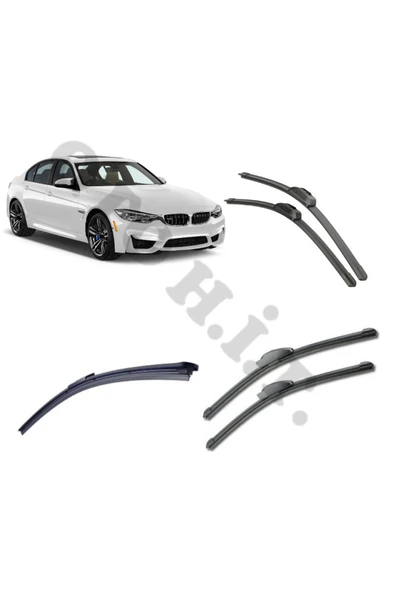 OTO H.İ.T. BMW F30 SİLECEK TAKIMI 3 SERİSİ 2012-2019 ÖN CAM SİLECEĞİ ürün görseli