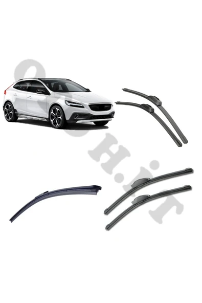 OTO H.İ.T. VOLVO V40 CROSS COUNTRY SİLECEK TAKIMI 2013-2016 ÖN CAM SİLECEĞİ ürün görseli
