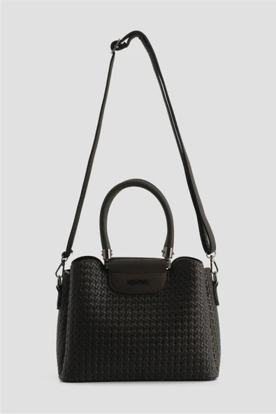 Armine 342 Kadın Örgü Desen El & Omuz Çantası - Resim 4